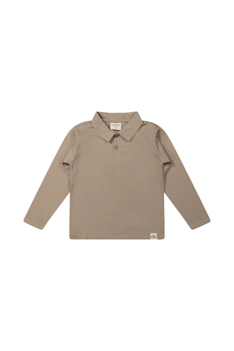 Louis | Longsleeve polo | Funghi