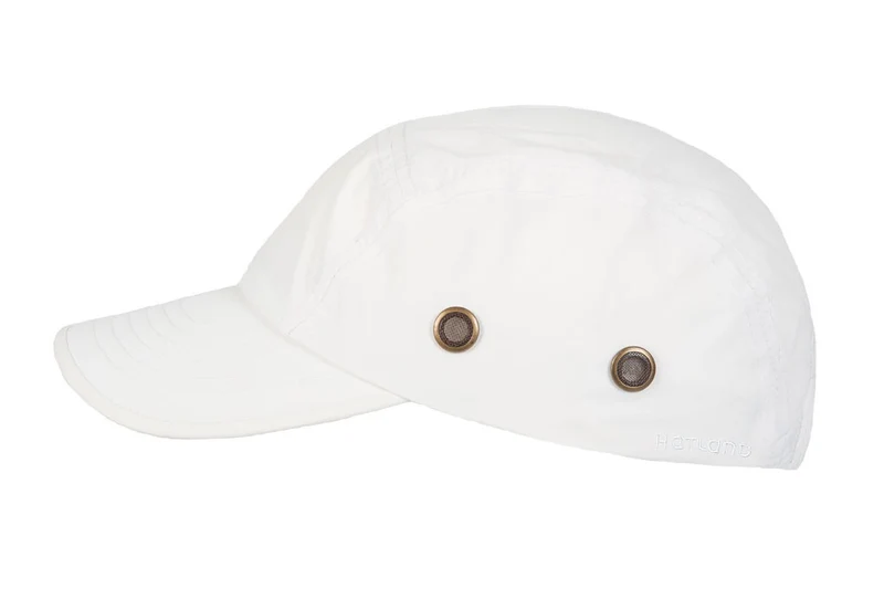 Hatland - Waterbestendige UV pet voor heren - Reef - Wit