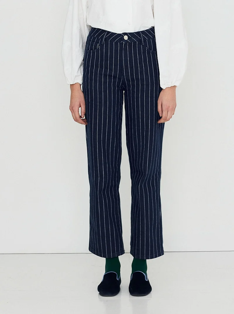 Gestreepte jeans maru
