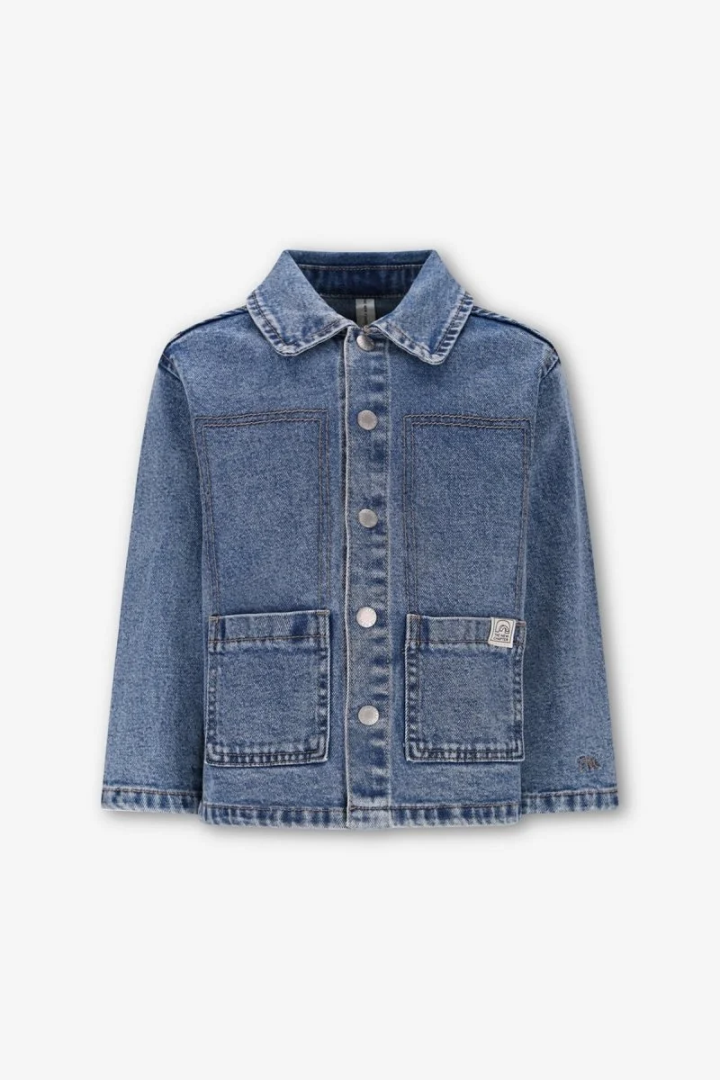 Noï The New Chapter denim jacket pink