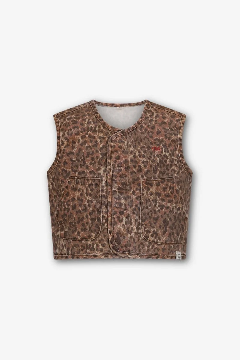 Claes Panter Gilet Bruin