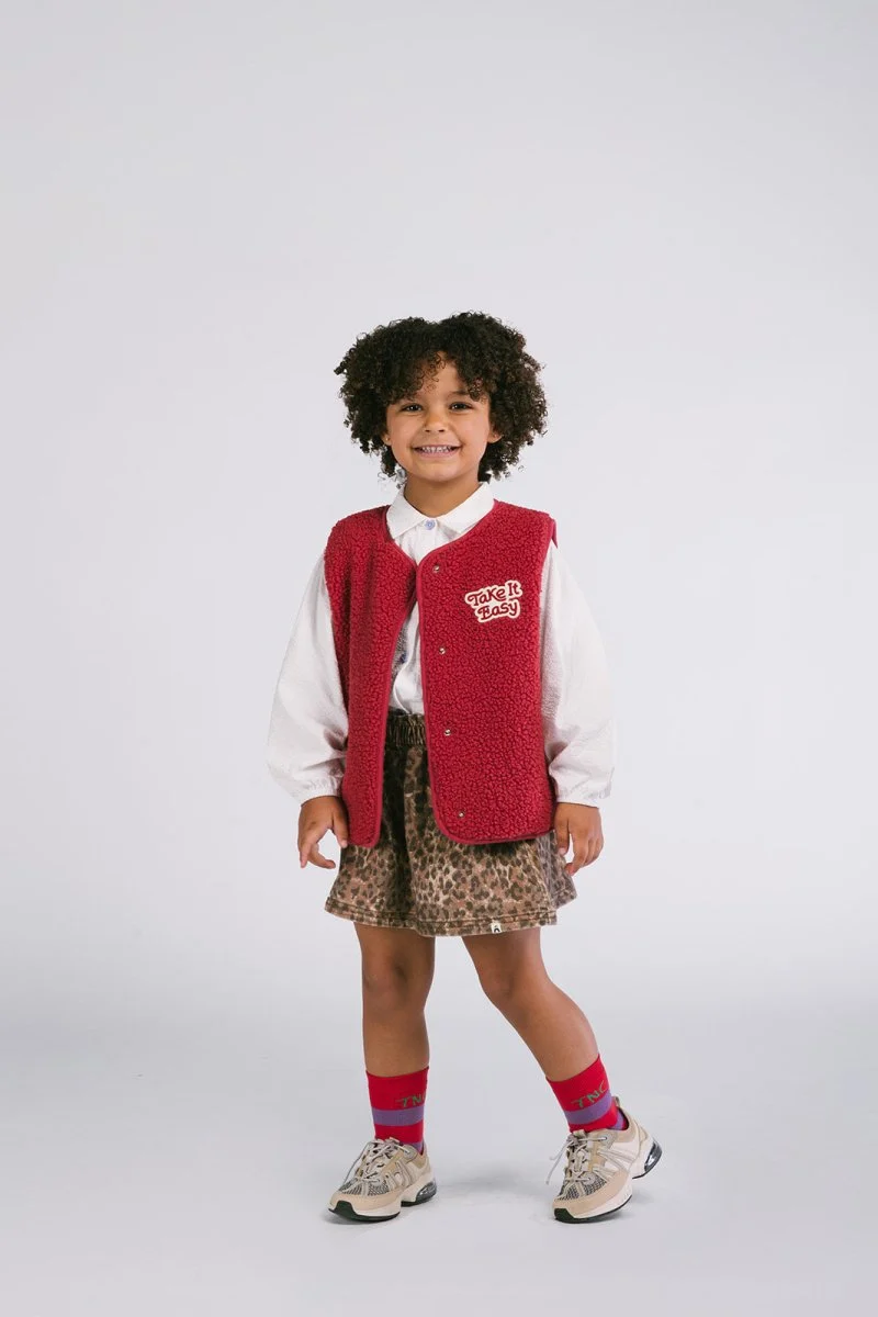 Rox Teddy Gilet Rood