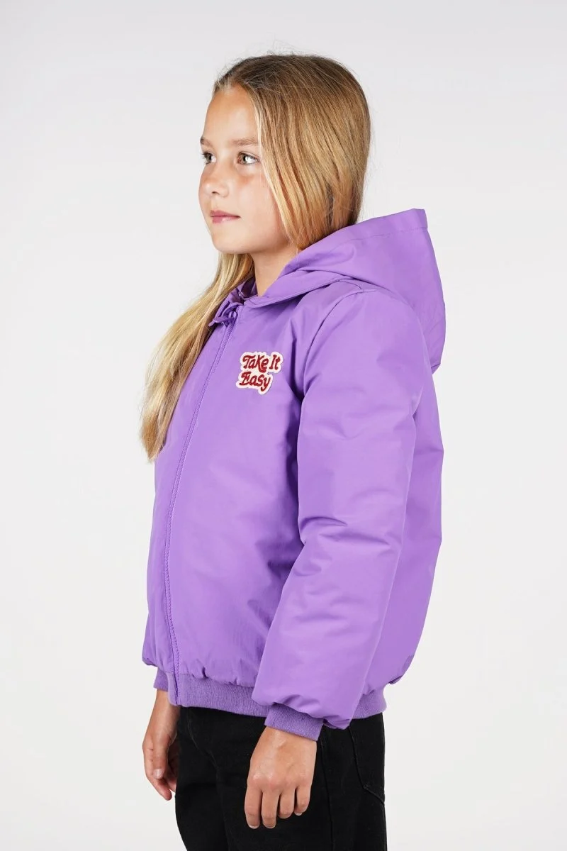 Rua Bomber Jacket Paars