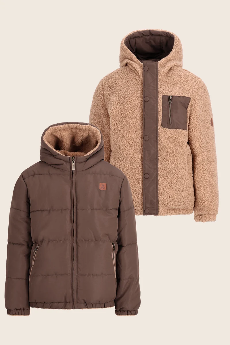 Albon Reversible Jacket Donkerbruin