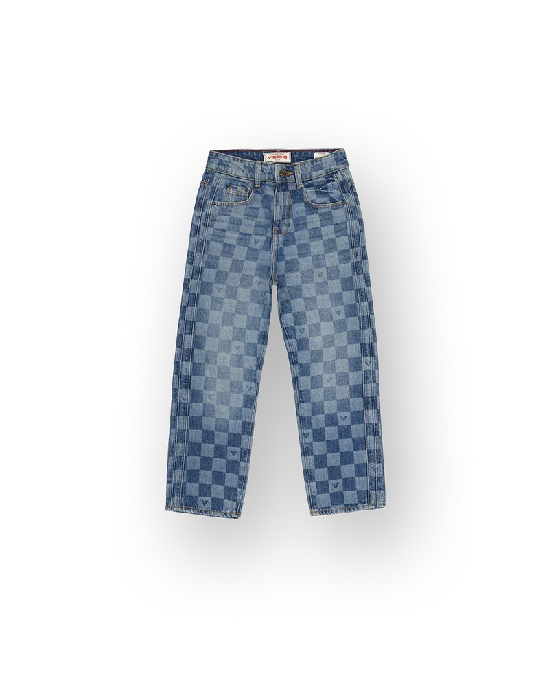 Jongens Loose Jeans Cadore Check