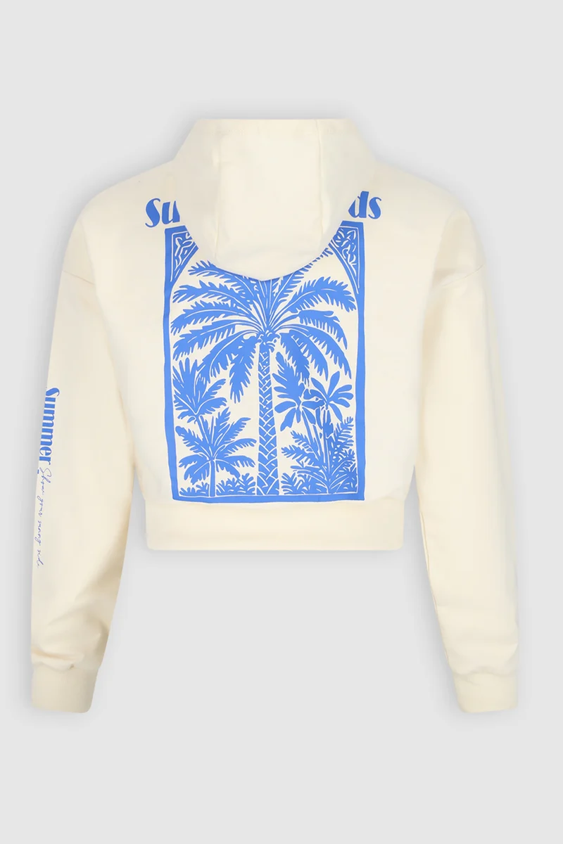 Kumy Sweater met Capuchon Ivoor