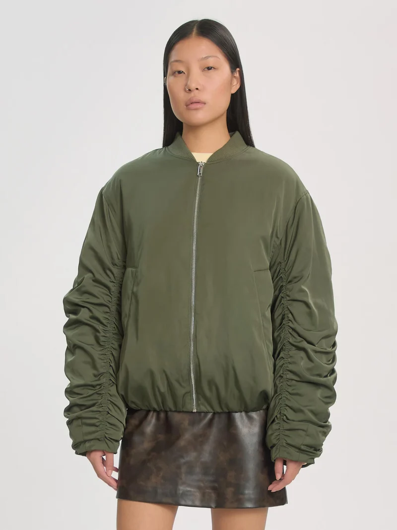 Legergroene bomber jacket zereena