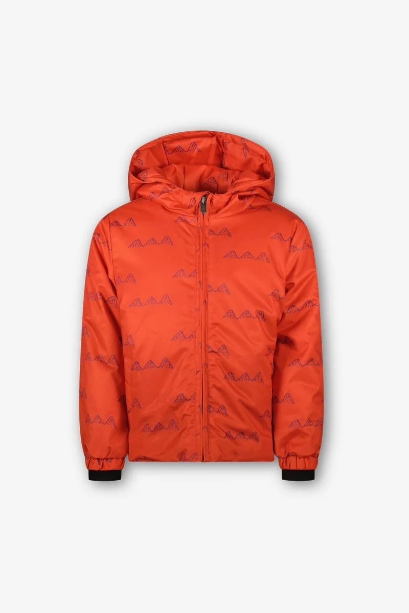 Sil Ski Jas Oranje Rood