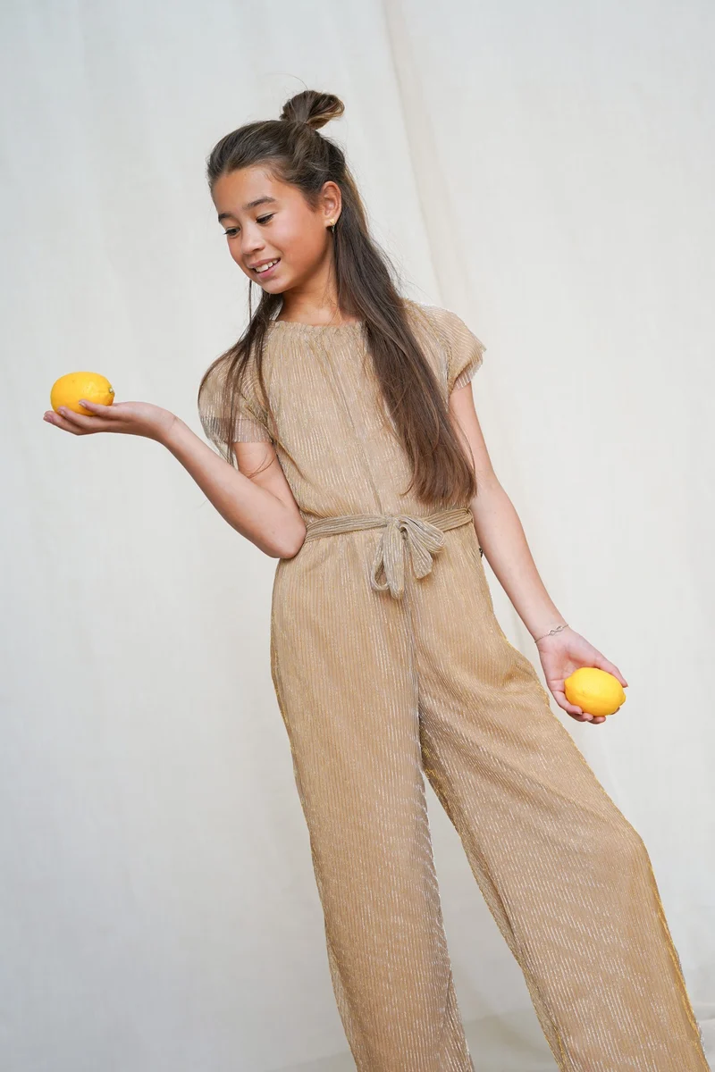 Bellu Jumpsuit Soft goud