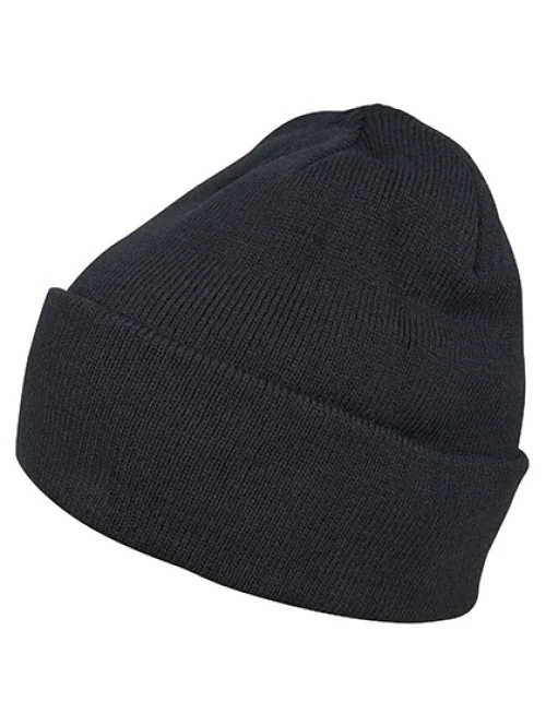 Build Your Brand - Heavy Knit Beanie - Navy