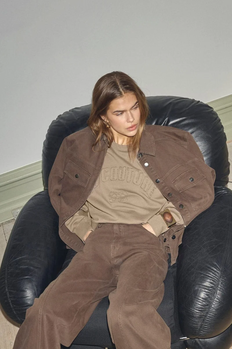 Co´Couture - Eriscc Patch Sweat 500413 - 20009 - Walnut