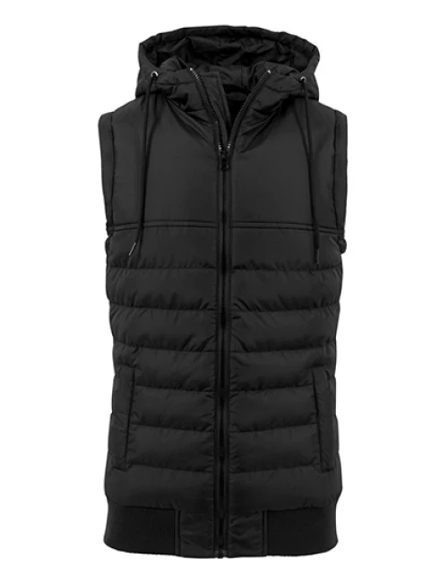 Build Your Brand - Bubble Vest - Black