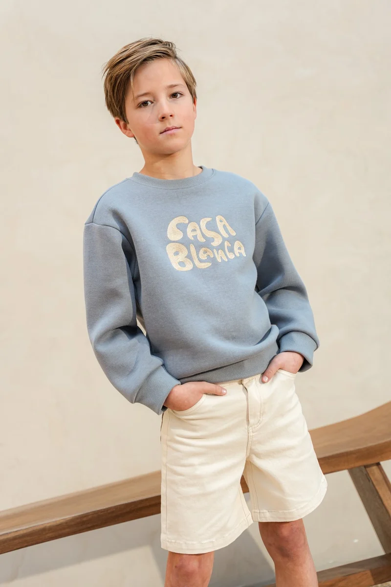 Dailey Sweater Blue Stone
