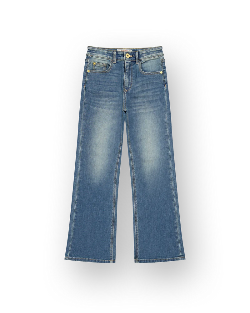 Meisjes Straight Flare Jeans Claire