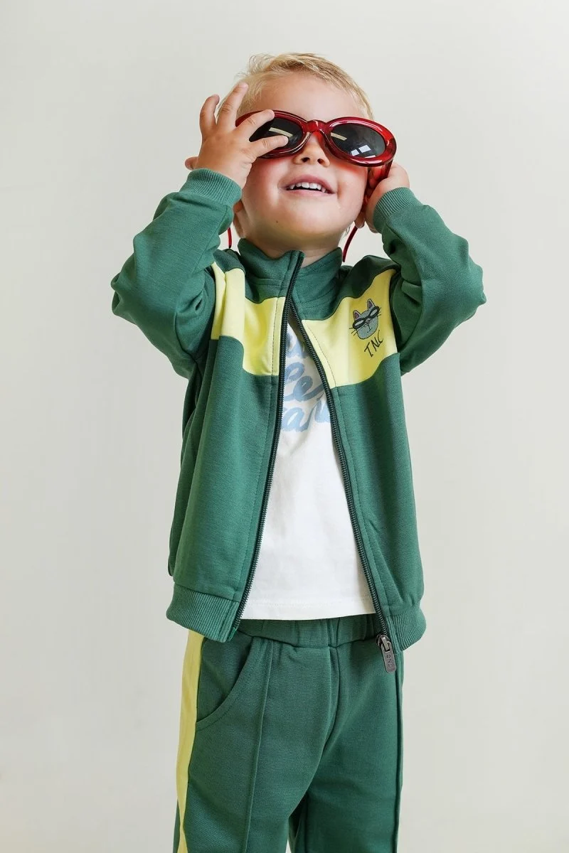 Sef sweatvest groen vacances