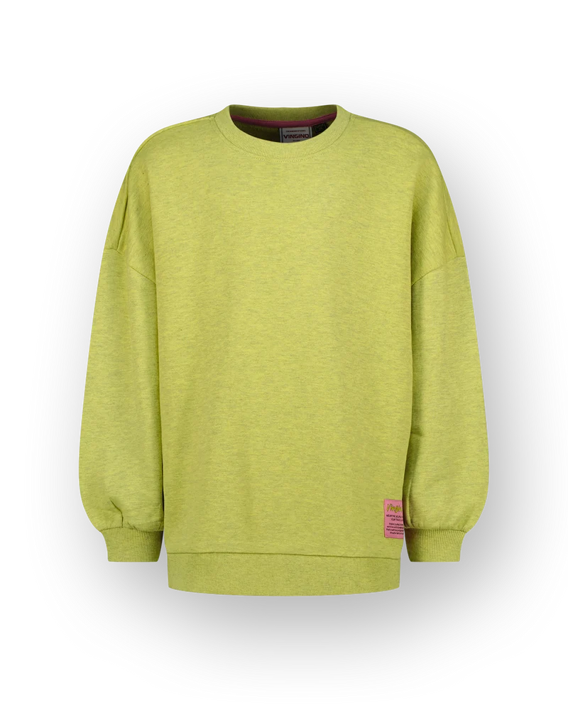 Meisjes Sweater Icon melange round neck
