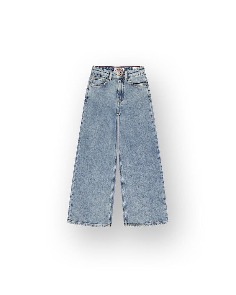 Meisjes Extra Wide Leg Jeans Cita