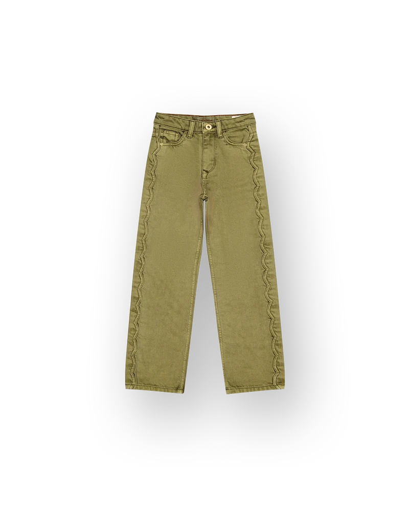 Meisjes Wide Leg Jeans Cato Color