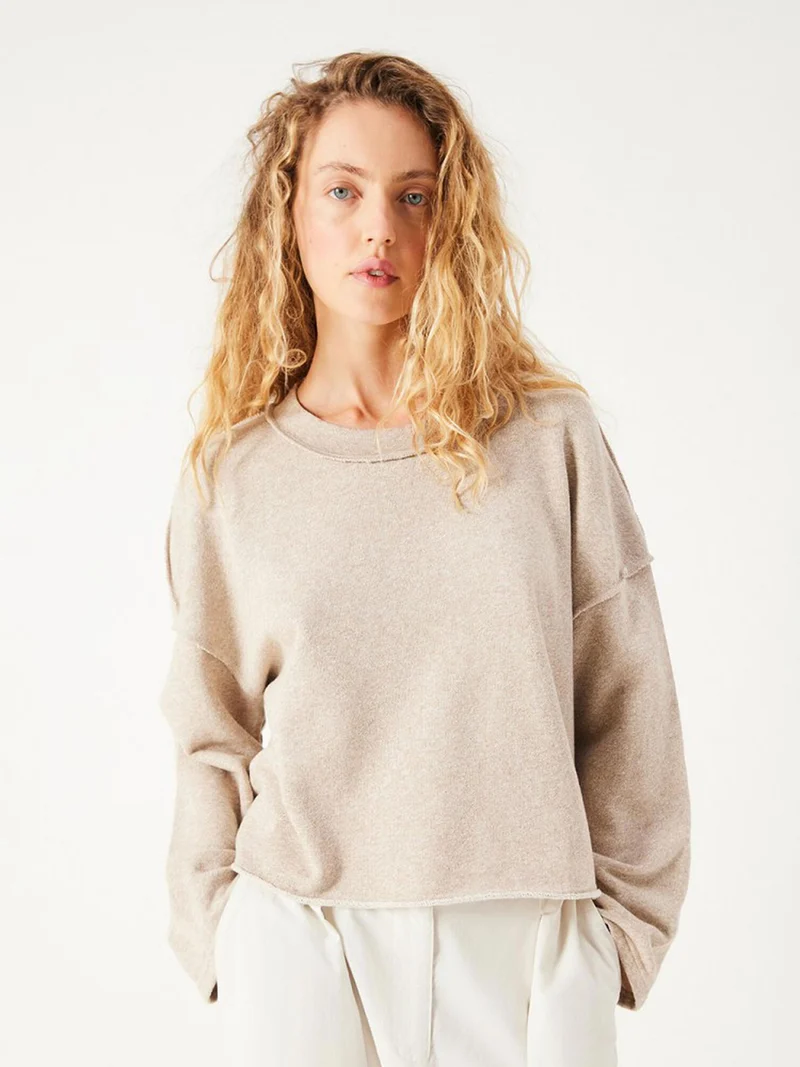 Beige sweatshirt dantown