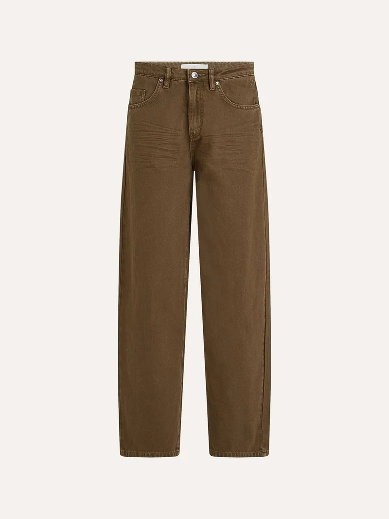 Bruine barrel jeans aria