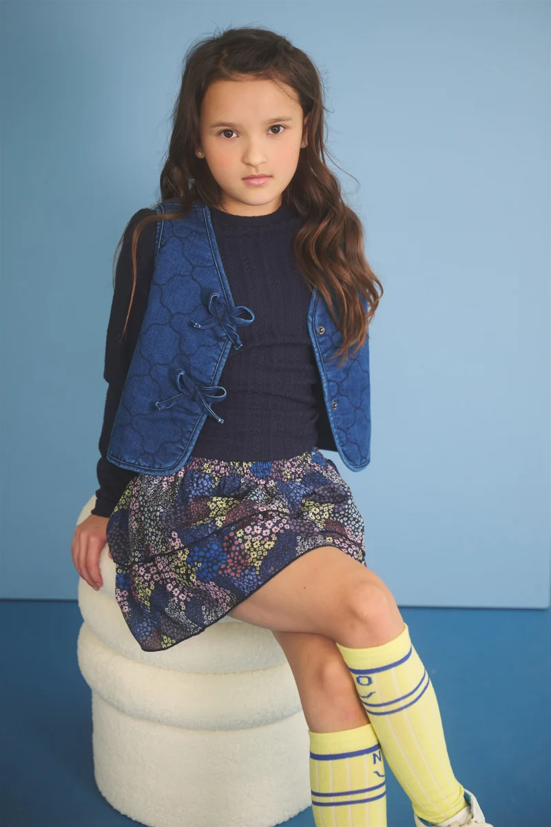Kaby Denim Gilet Blauw