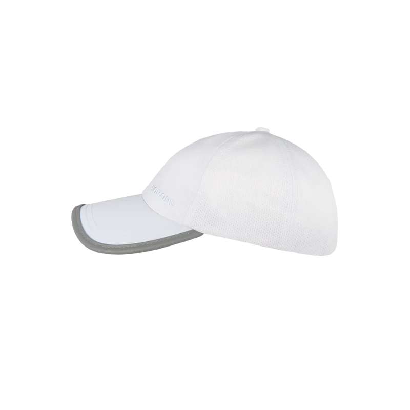 Hatland - UV-Baseball pet voor volwassenen - Apollo - Wit