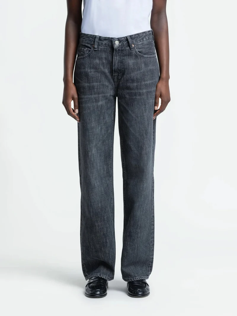 Low rise jeans joan ceky black worn