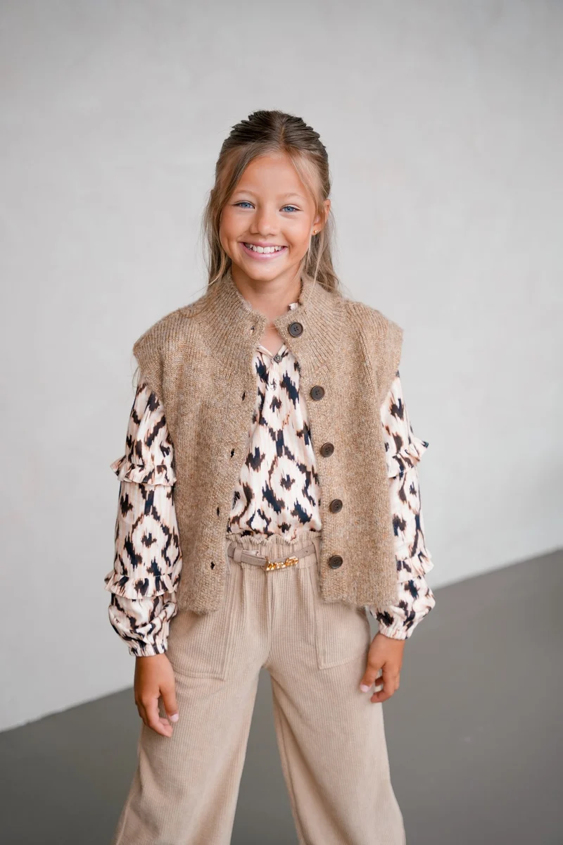 Dayna gilet Latte