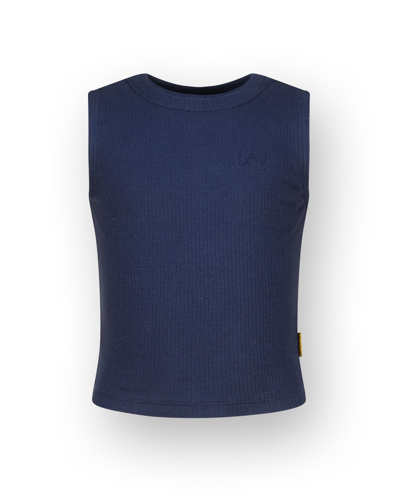 Top Basic-crop rib top