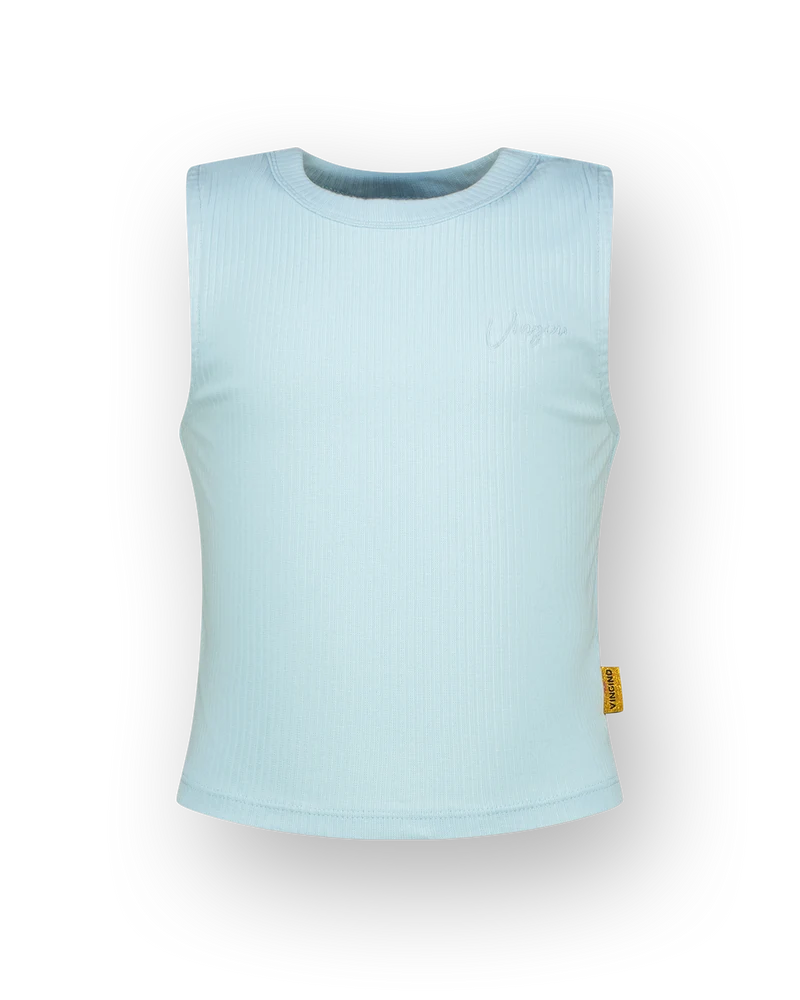 Top Basic-crop rib top