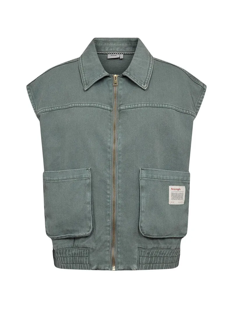 Groene bodywarmer nuhamilton