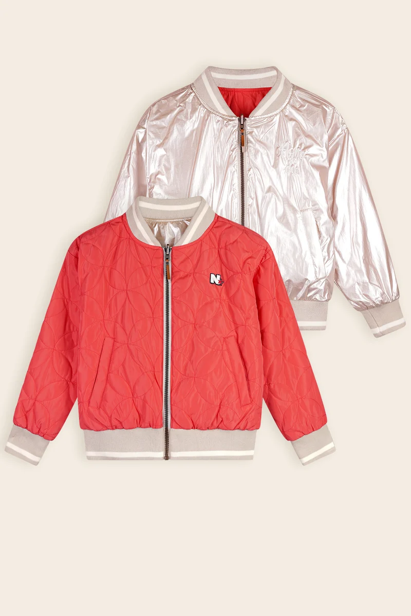 Dotty Omkeerbare Zomerjas Zilver