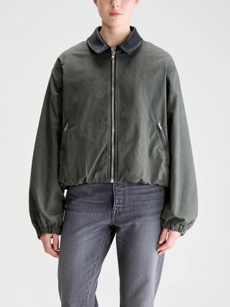 Legergroene jacket justine