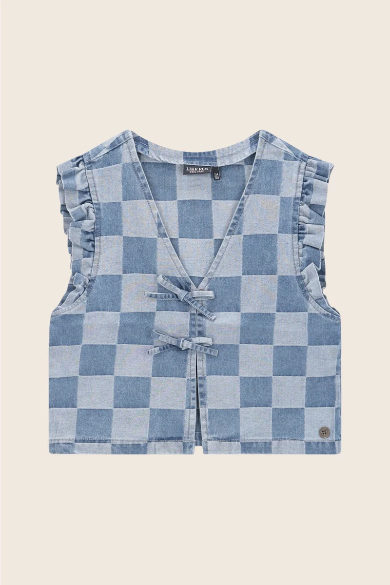 Dia gilet lt denim