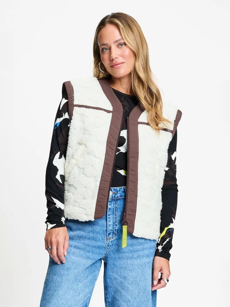 Creme reversible gilet gigi