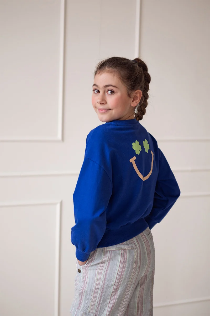 Daffy sweater cobal