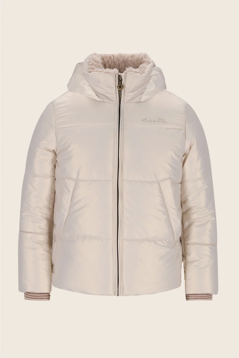 Aelin jas Metallic lt. gold