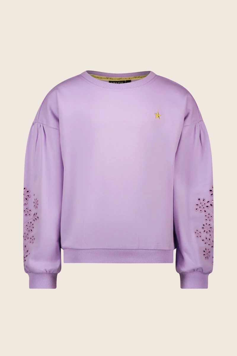 Donna Flo girls sweater Lilac