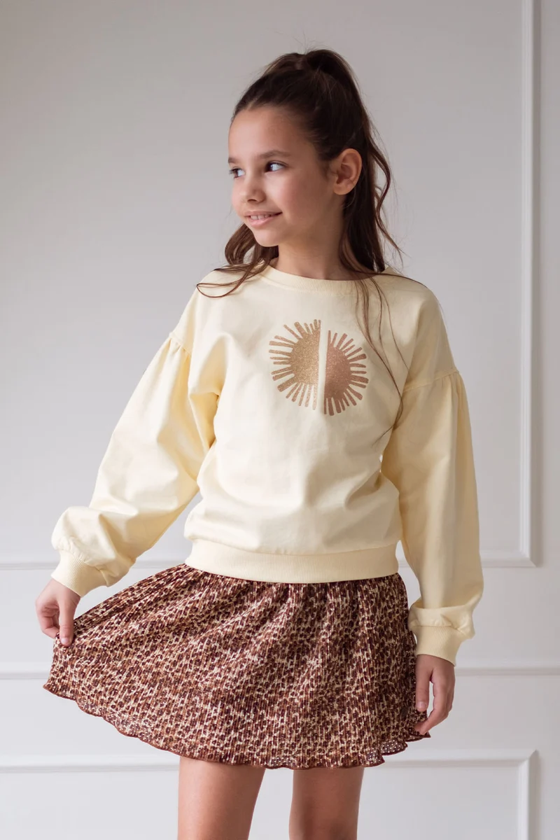 Donna Flo girls sweater Yellow