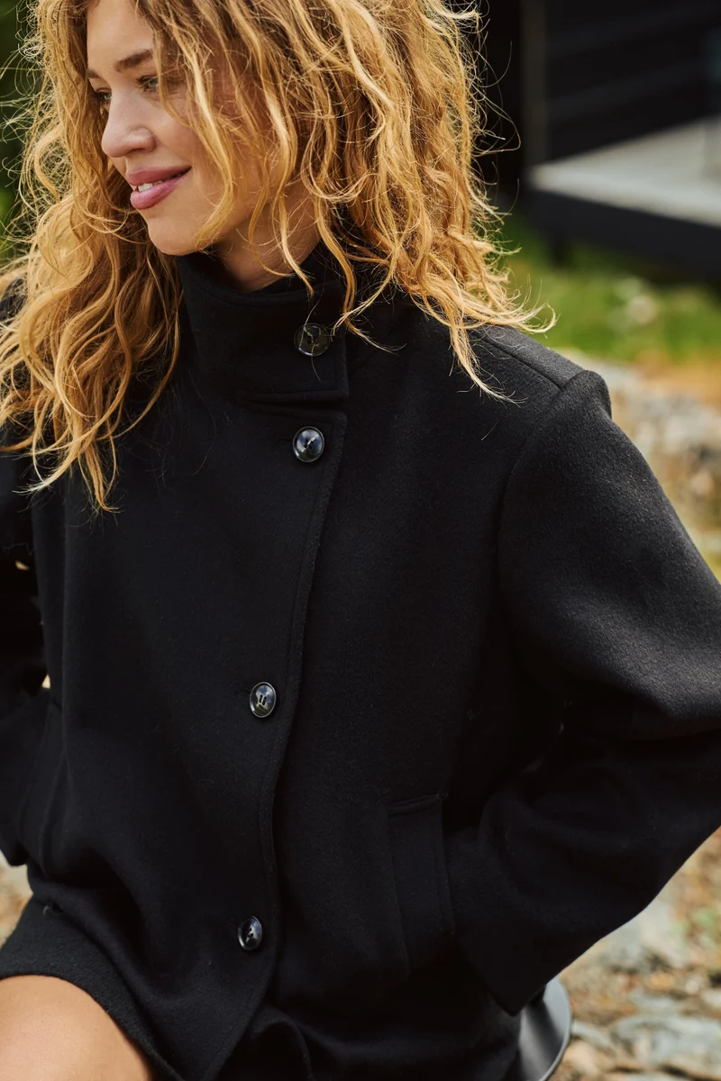 Neo Noir - Herlinde Wool Jacket 169424 - 100 - Black