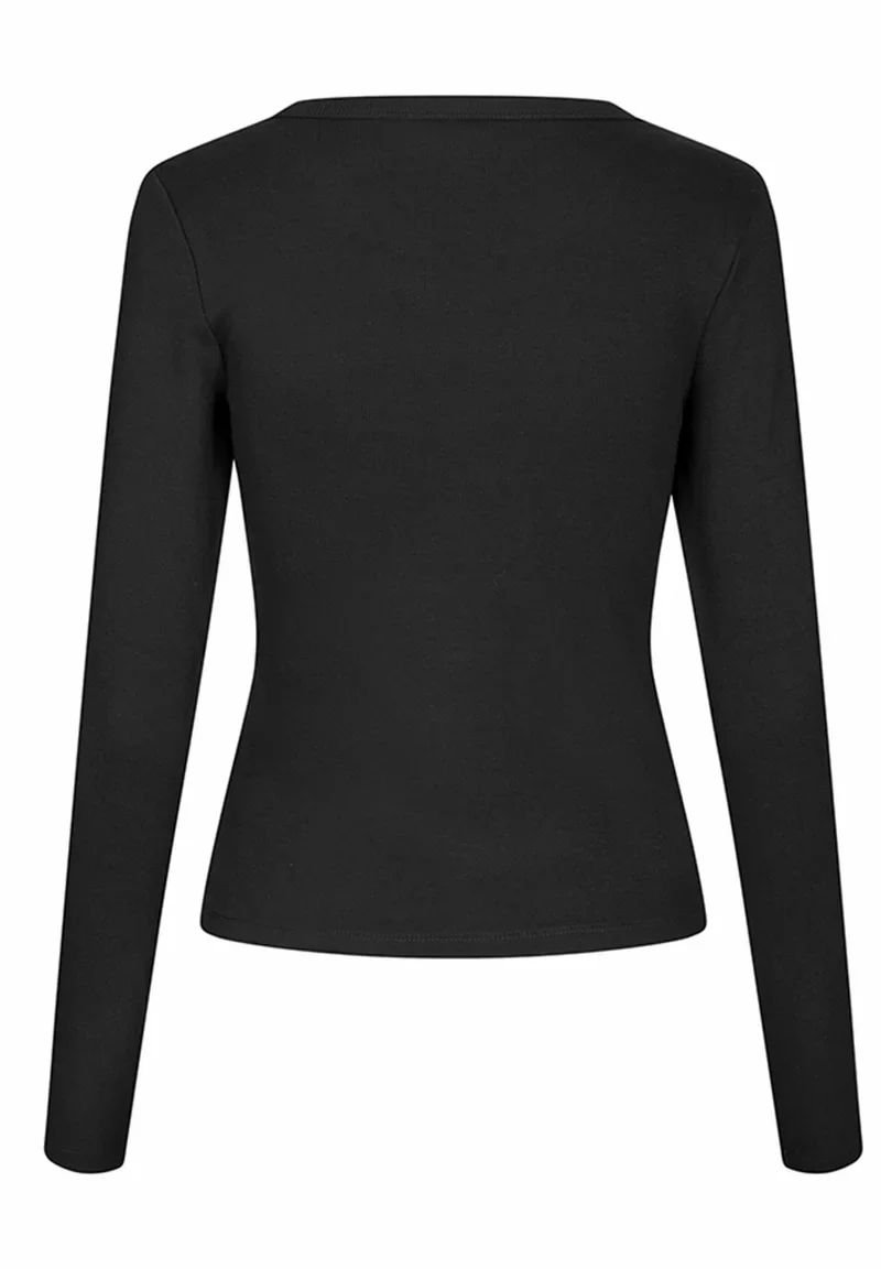 Russell Collection - V-Hals Dames Knitted Cardigan - Black
