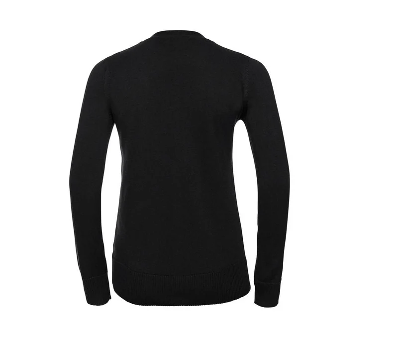 Russell Collection - Knitted Dames Pullover Sweater - Black