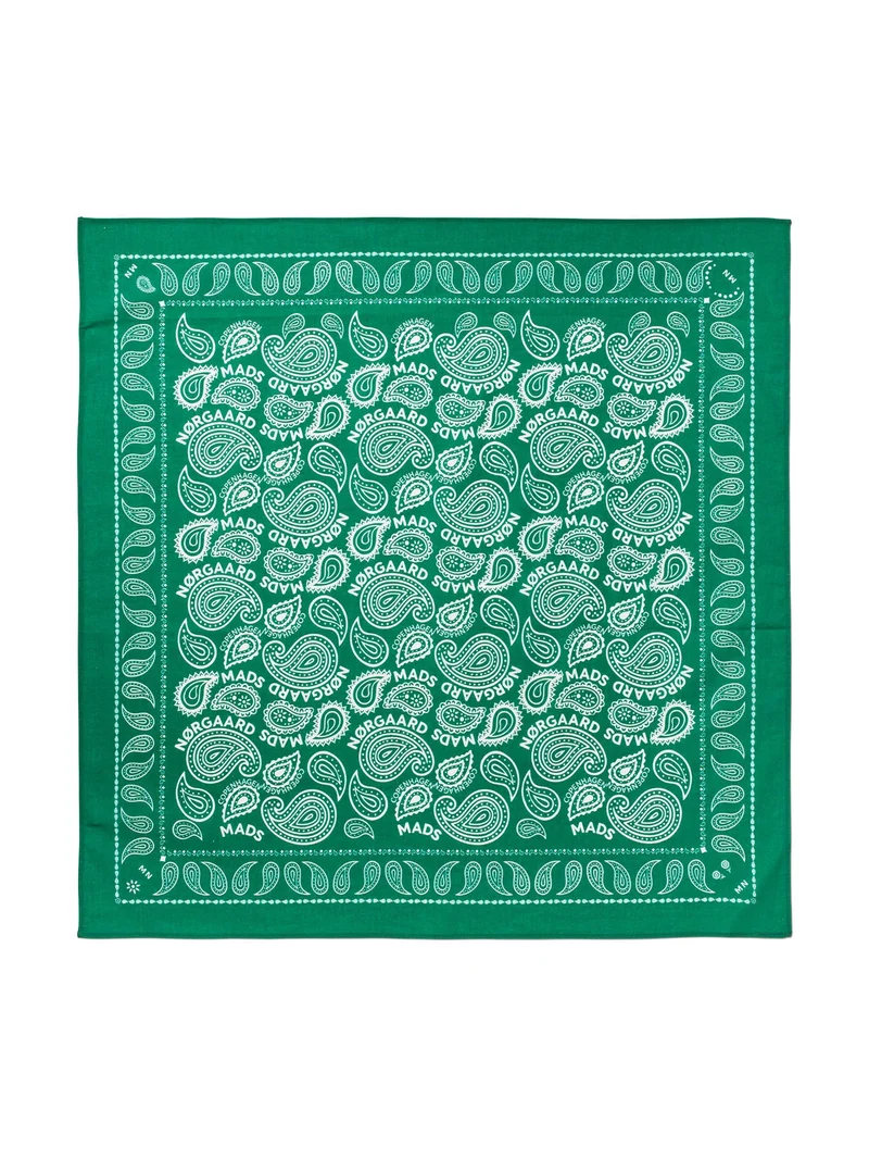 Soft cotton paisley scarf solid