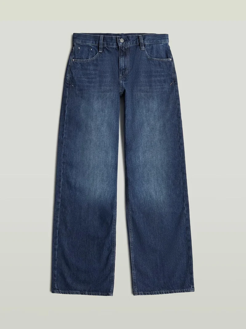 Donkerblauwe jeans judee loose lengte 32