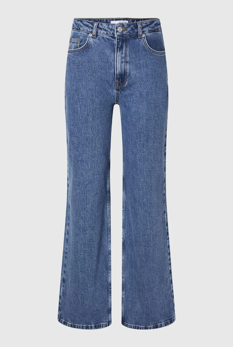 High waist jeans wide bea kori lengte 34