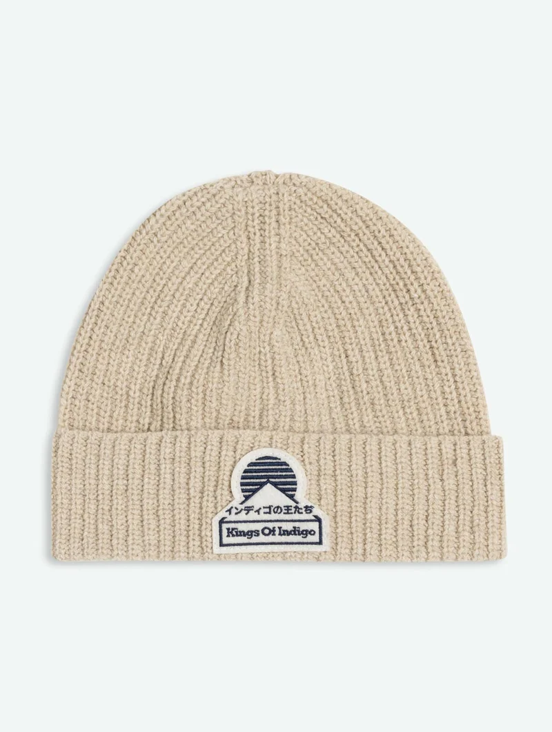 Beige gebreide muts delray fog