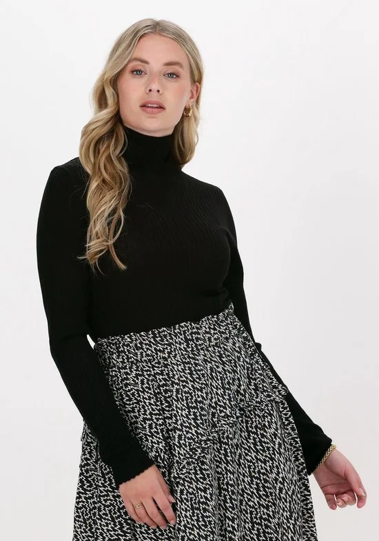 Selected Women | Slfcostina Ls Knit Rib Rollnec trui | Dames | L