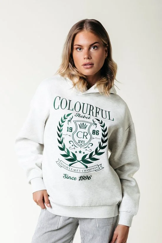 Colourful Rebel | College 1986 embro clean hoodie | Dames | S