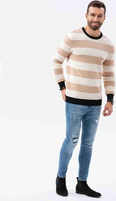 Ombre | Trui E189 Gestreept | Heren | L