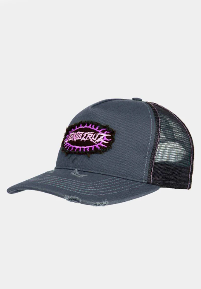 Acid Oval Dot Front Meshback